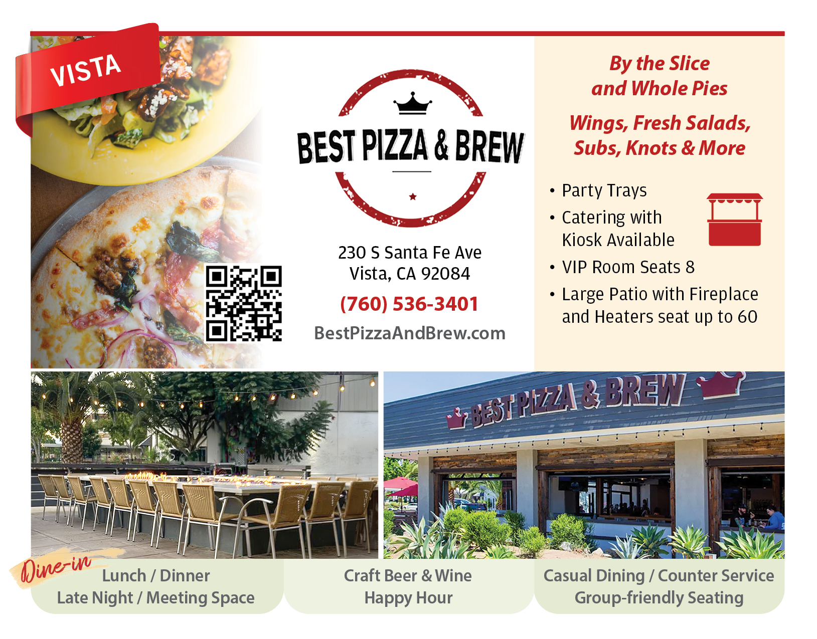 Best Pizza And Brew - Vista