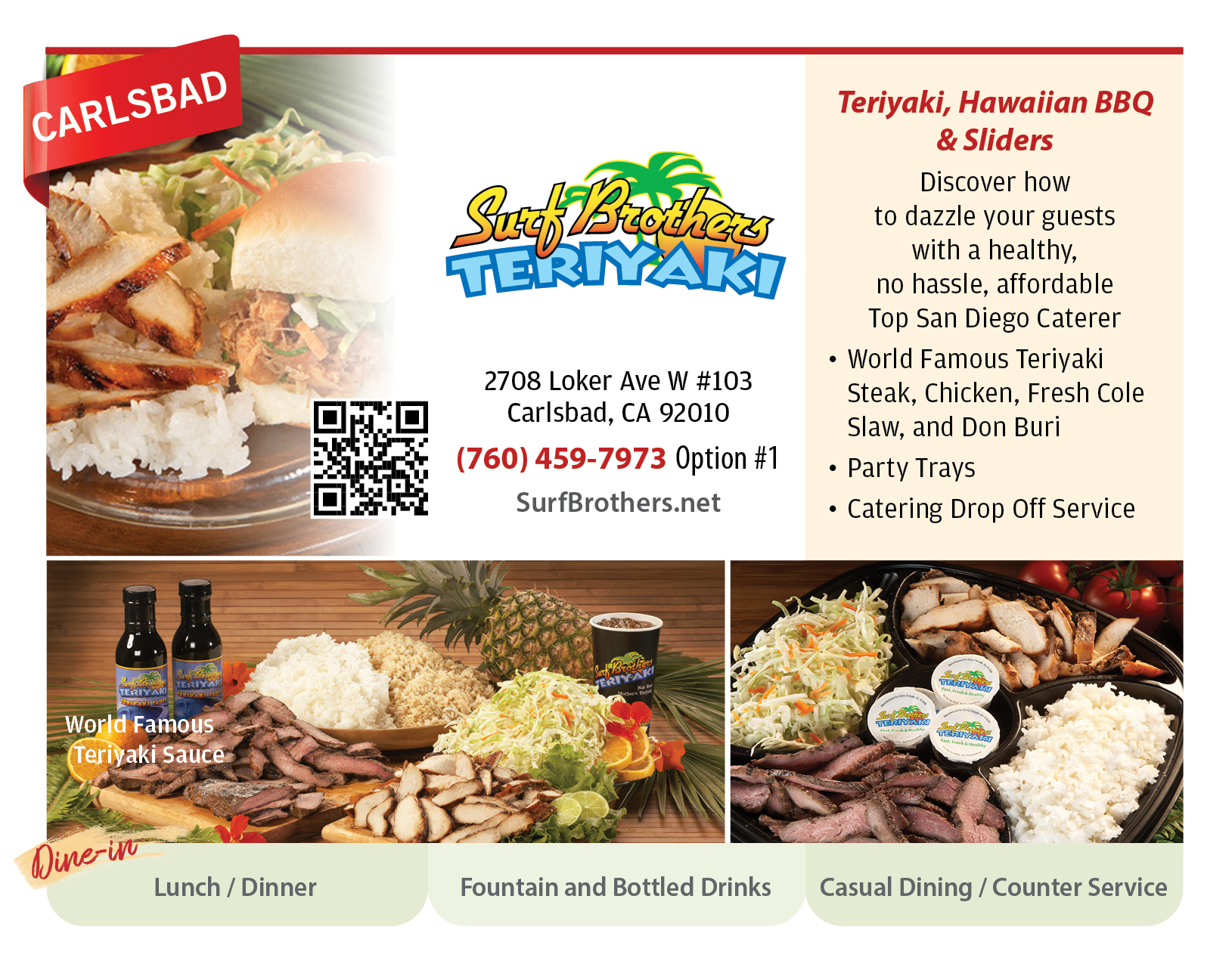 Surf Brothers Teriyaki - Carlsbad